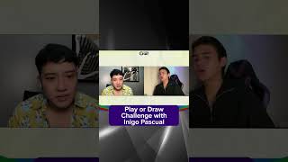 Play or Draw Challenge with Inigo Pascual | Kapamilya Shorts