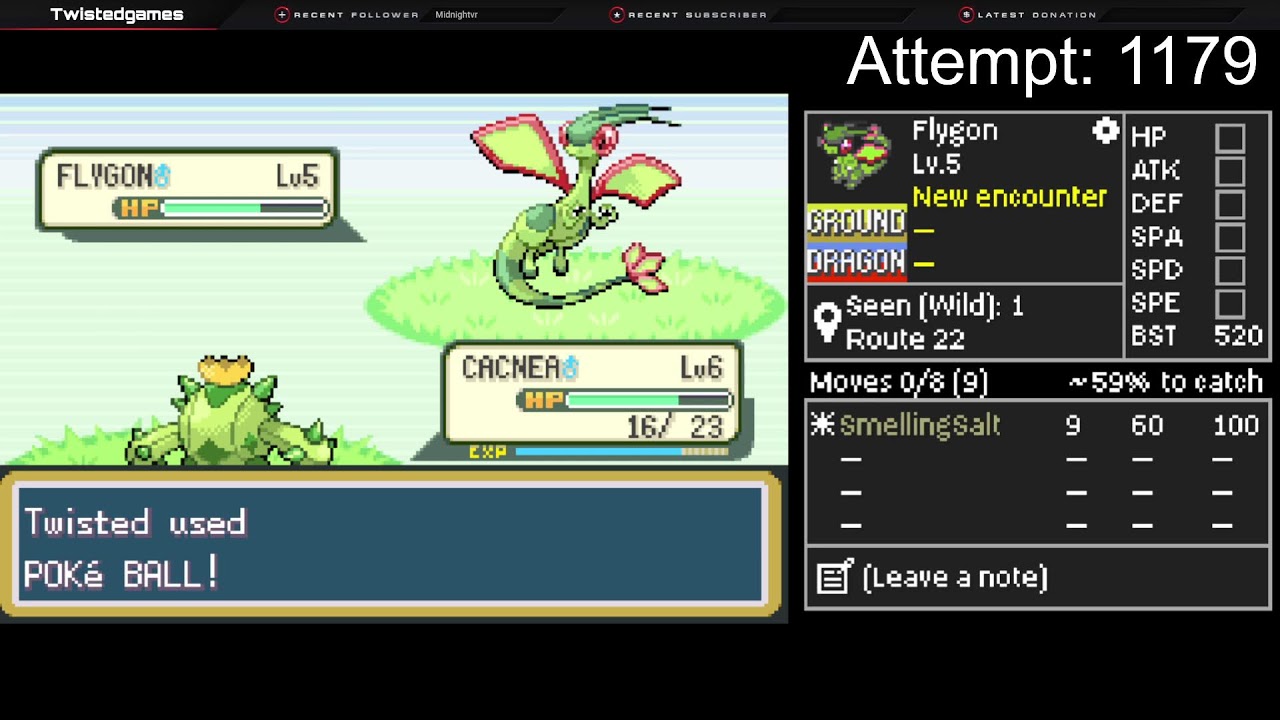 Late Night Stream of +1100 Kaizo Ironmon Runs In Pokemon Fire Red