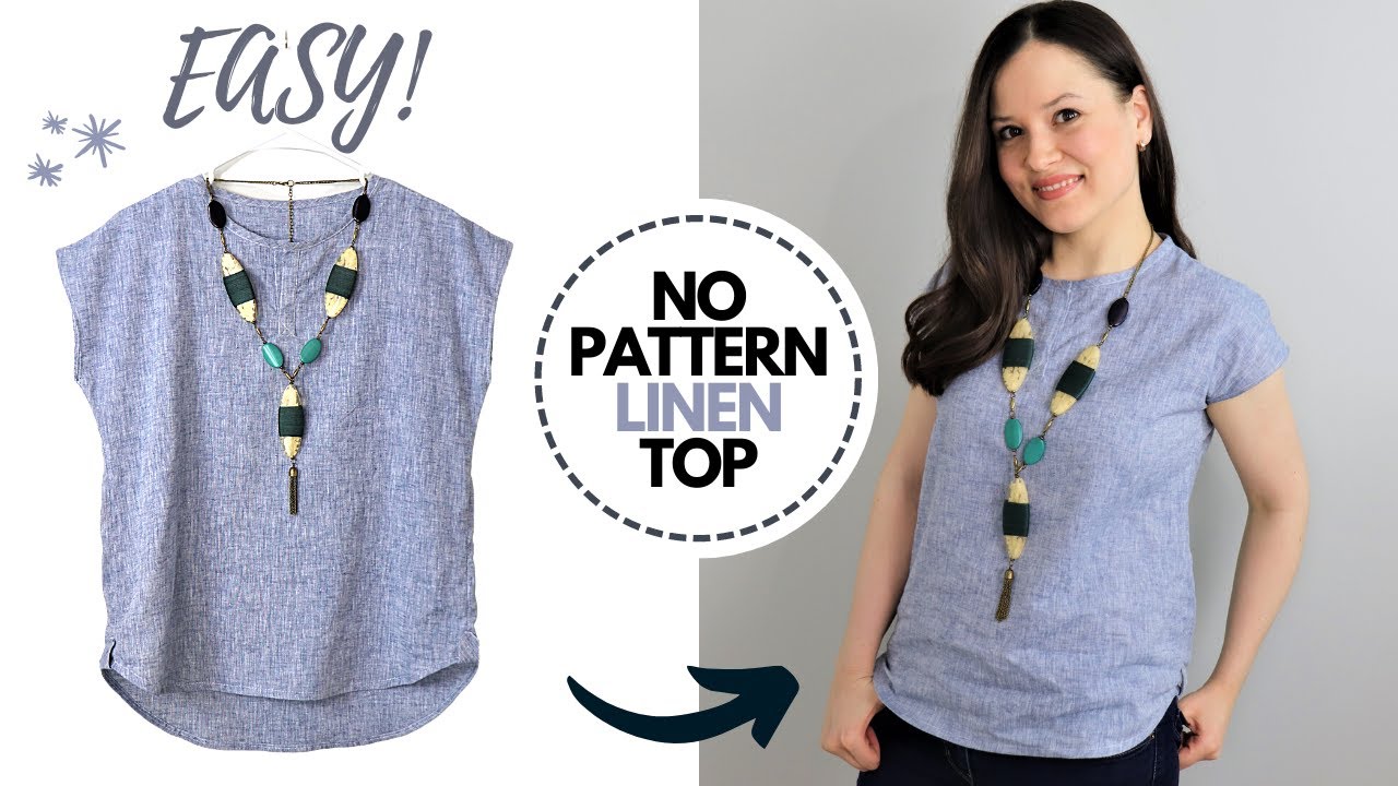 ladies short sleeve top sewing pattern - KausarZenon