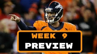 NFL Week 9 Preview and Predictions | NFL Picks 2017