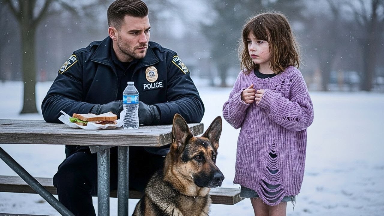 ''Can I Eat with You?''—A Homeless Girl Asked an Officer and K9. What He Did Next Left All in Tears