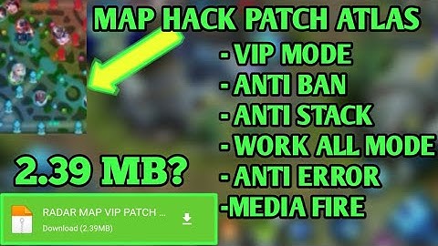 RADAR MAP HACK PATCH ATLAS TERBARU