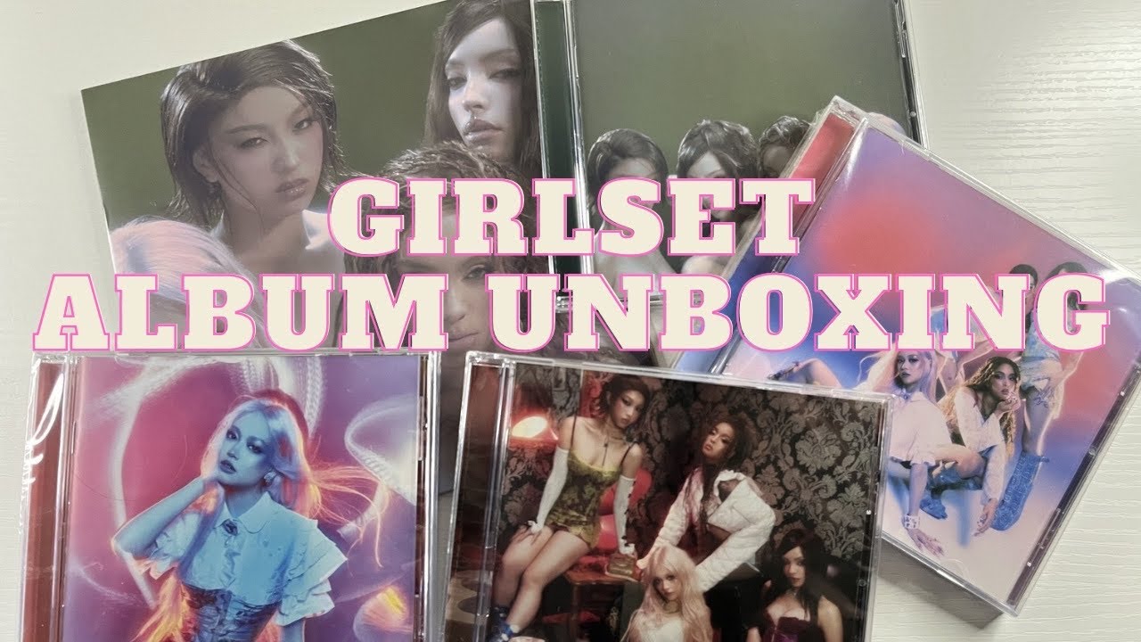 Girlset - Tweak single unboxing (all 4 versions) - YouTube