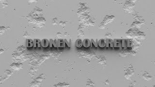 BROKEN CONCRETE/ROCK  | CINEMA 4D | ARNOLD RENDER | 3D RENDER