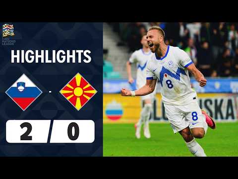Slovenia vs North Macedonia | 2-0 | Highlights | Nations League 2026 | slovenia vs macedonia