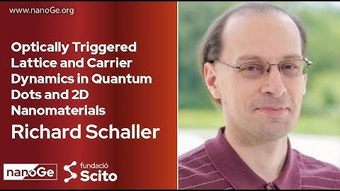 Optically Triggered Lattice and Carrier Dynamics in Quantum Dots and 2D Nanomaterials | R. Schaller