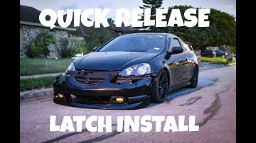 QUICK RELEASE BUMPER LATCH INSTALL. - RSX