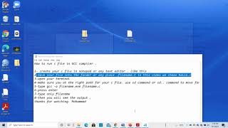 Run C programs with  GCC Compiler
