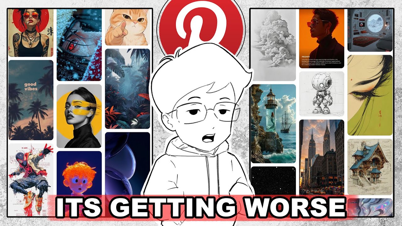 PINTEREST's AI problem [ An artist's rant ] - YouTube