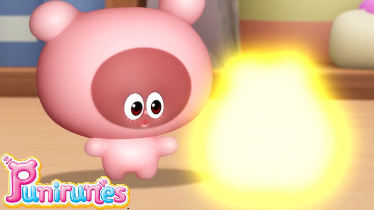 Bebirun Grows Up! | Punirunes FULL EPISODE 2 | Anime Cartoons for Kids