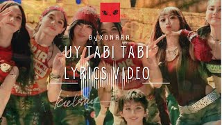 UY TABI TABI BY XONARA LYRICS VIDEO #Xonara #ppop 