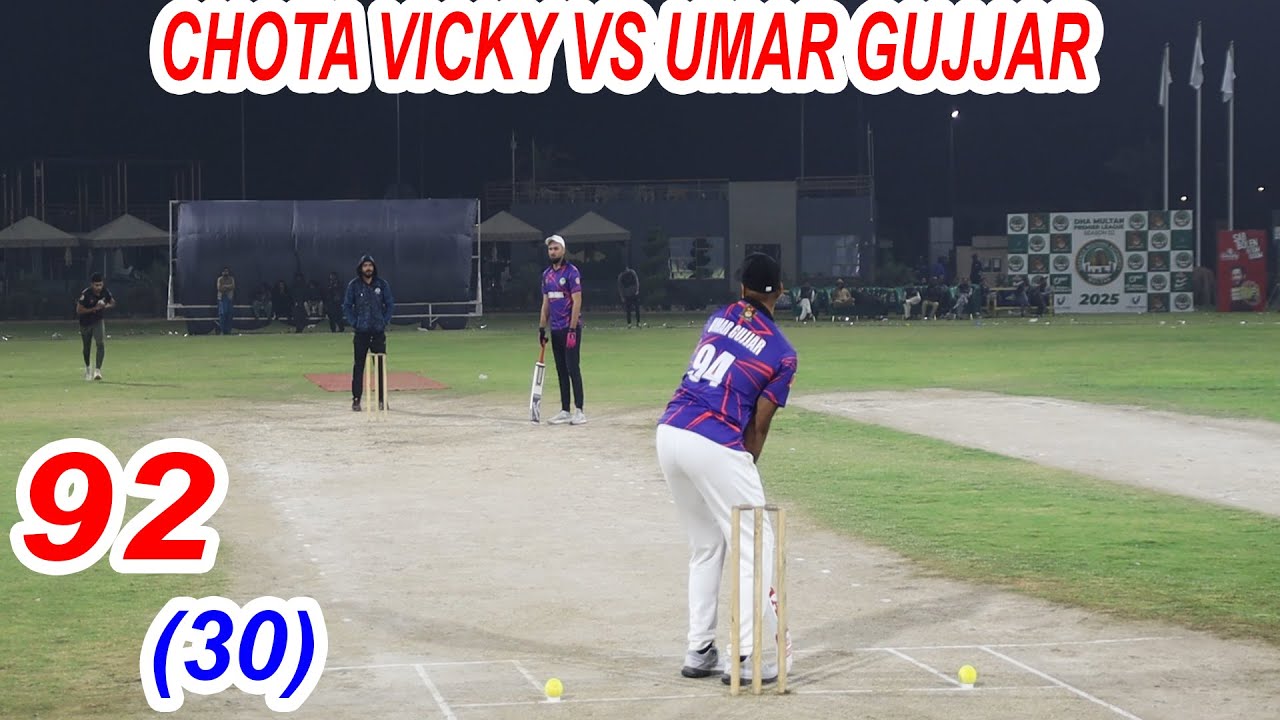 92 RUNS NEED 30 BALLS CHOTA VICKY ZAHEER KALIYA AHSAN CHITTA VS UMAR ...