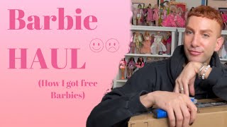 Barbie HAUL How I Got a Box of Free Barbies