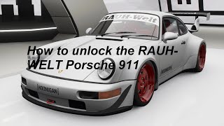 How To Unlock The Hoonigan Rauh-Welt Begriff Porsche 911 Turbo - Forza Horizon 5