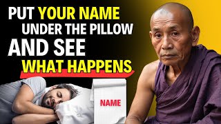 Put YOUR NAME under THE PILLOW and see WHAT HAPPENS | Buddhist Wisdom