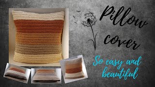 Pillow cover #crochet tutorial | Kissenbezug #häkel Anleitung