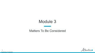 Module 3 – Matters To Be Considered Wealth