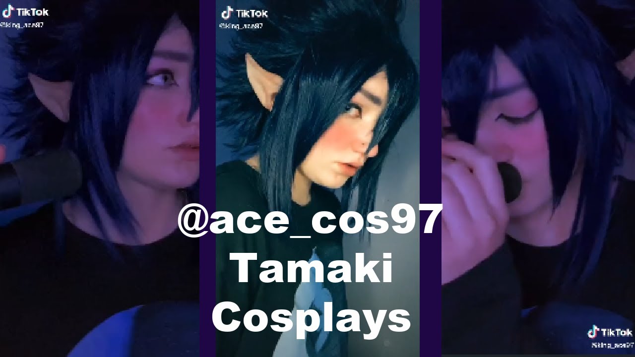 ALL VERSIONS OF @hanta_matthew TAMAKI TIKTOK COSPLAY (BNHA COSPLAY)