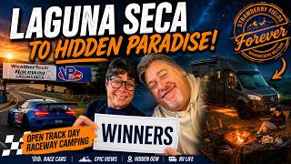 We Camped at Laguna Seca Raceway… Then Found a Hidden RV Paradise!