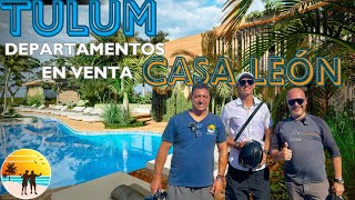 apartments for sale Tulum, Casa Leon, TownTowers construction progress, Playa Mamitas, poco sargasso