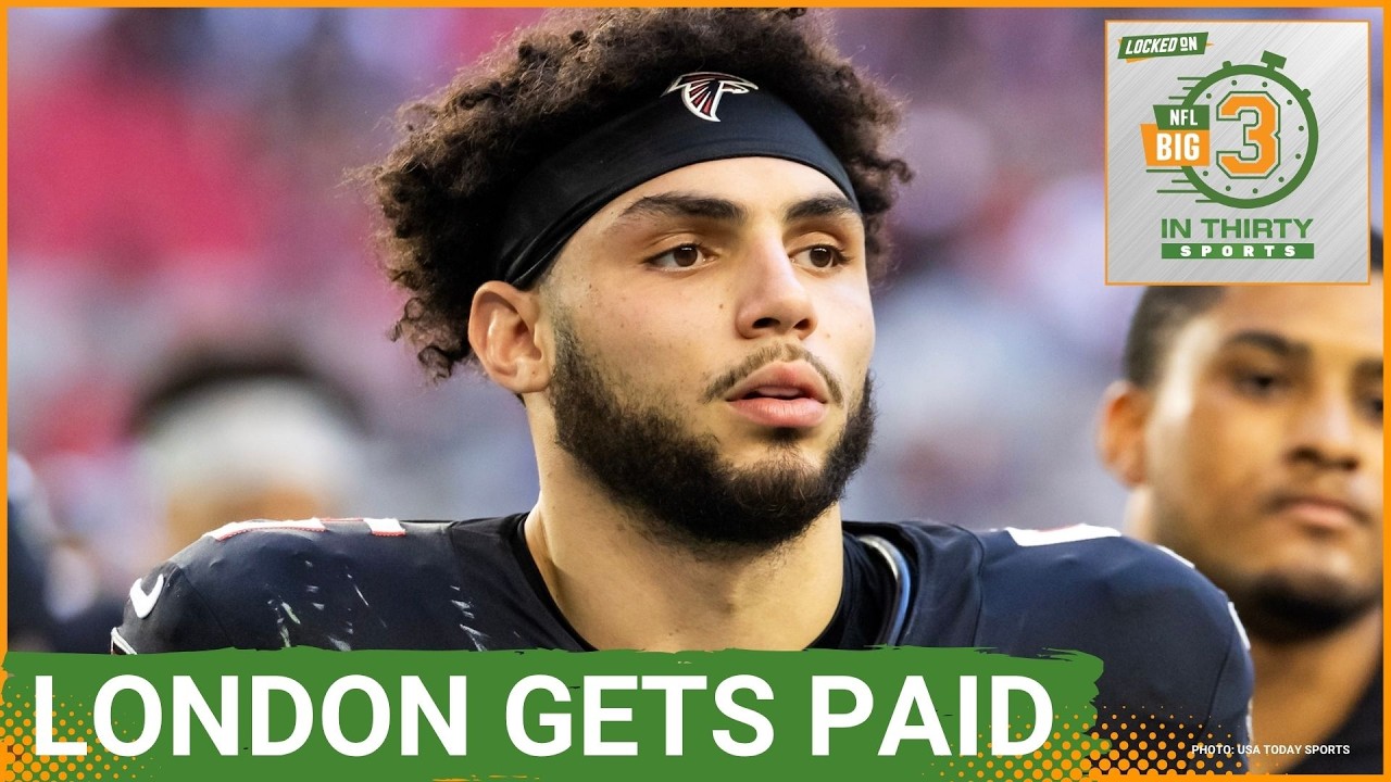 Drake London GETS PAID With Four-Year Extension From Falcons | The Big 3 in 30 NFL Drake London GETS PAID With Four-Year Extension From Falcons | The Big 3 in 30 NFL