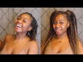 Box Braids Over Locs | Loc Journey Update + Loc Count