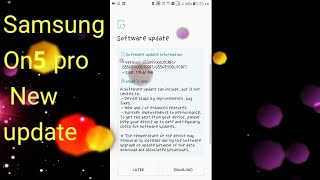 Samsung On5 pro new update(improvement,bug fix)2018 screenshot 3
