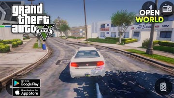 GTA 5 Mobile Full Map Update Android Beta Gameplay | Download Realistic GTA V Android APK
