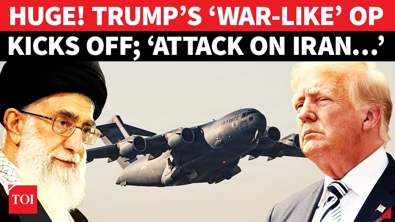 Trump’s ‘ATTACK SQUAD’ Arrives Near Iran; Strike Any Moment? ‘WAR-LIKE’ Operation Kicks Off
