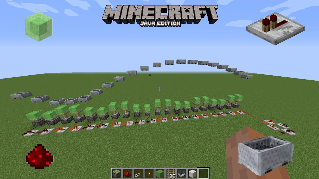 How to make a minecart wave in Minecraft java edition YouTube
