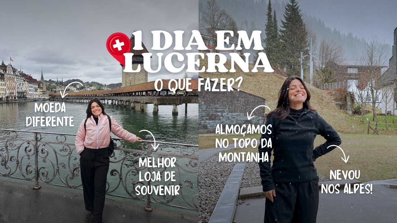 O QUE FAZER EM 1 DIA EM LUCERNA, NA SUÍÇA? | Comida local e Casagrande Souvenirs