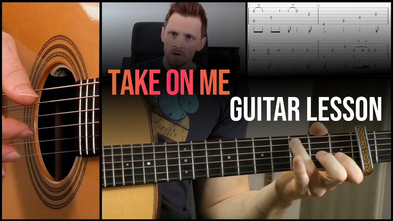 Take On Me / a-ha (Fingerstyle Guitar Lesson)