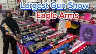 CRAZY GUN SHOW at Oaks, PA Eagle Arms Event Largest Selection of Firearms