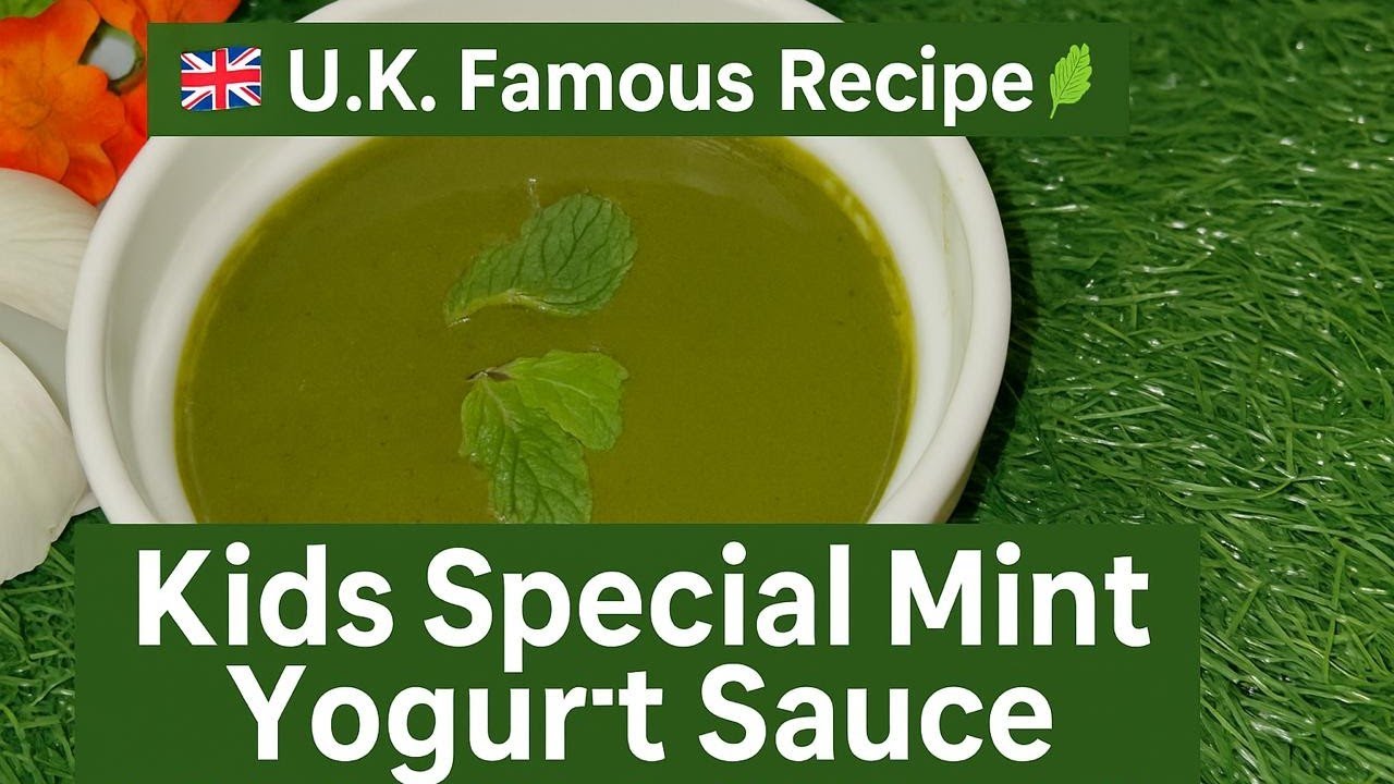 U.K. Famous Kids Special Mint🌿 Yogurt Sauce | Healthy & Creamy Curd Dip | Shalini Ki Rasoi👩🏻‍🍳