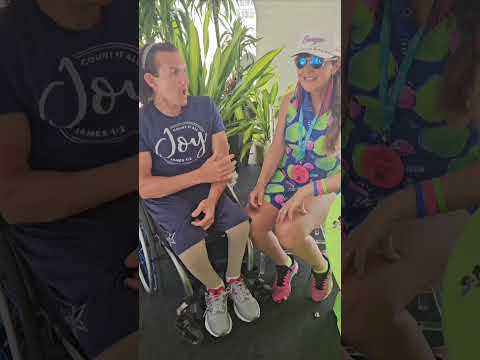 The Pickleball Preacher Jana Spano with Wheelchair US OPEN GOLD MEDAL winner  Robert Doyle on faith.