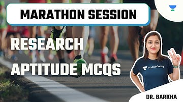 NTA UGC NET 2021|  Marathon by Dr. Barkha | Research Aptitude MCQs