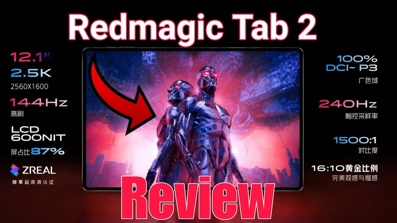 "Redmagic Tab 2 Review 🔥 | Ultimate Gaming Tablet for 2024 🎮📱"