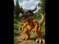 agumon evoluciones || digimon #digimon #digievolution #agumon #ia #iaart #fypシ゚viral
