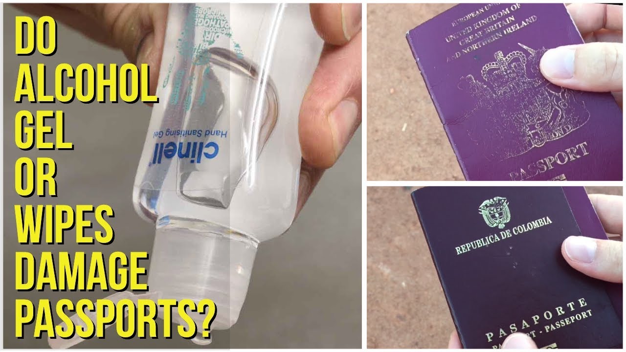 Does Cleaning Your Passport with Alcohol Gel or Wipes Damage it? YouTube