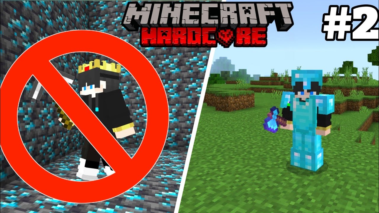 I get Full Diamond Armour without DIAMOND MINING In Minecraft Hardcore ...