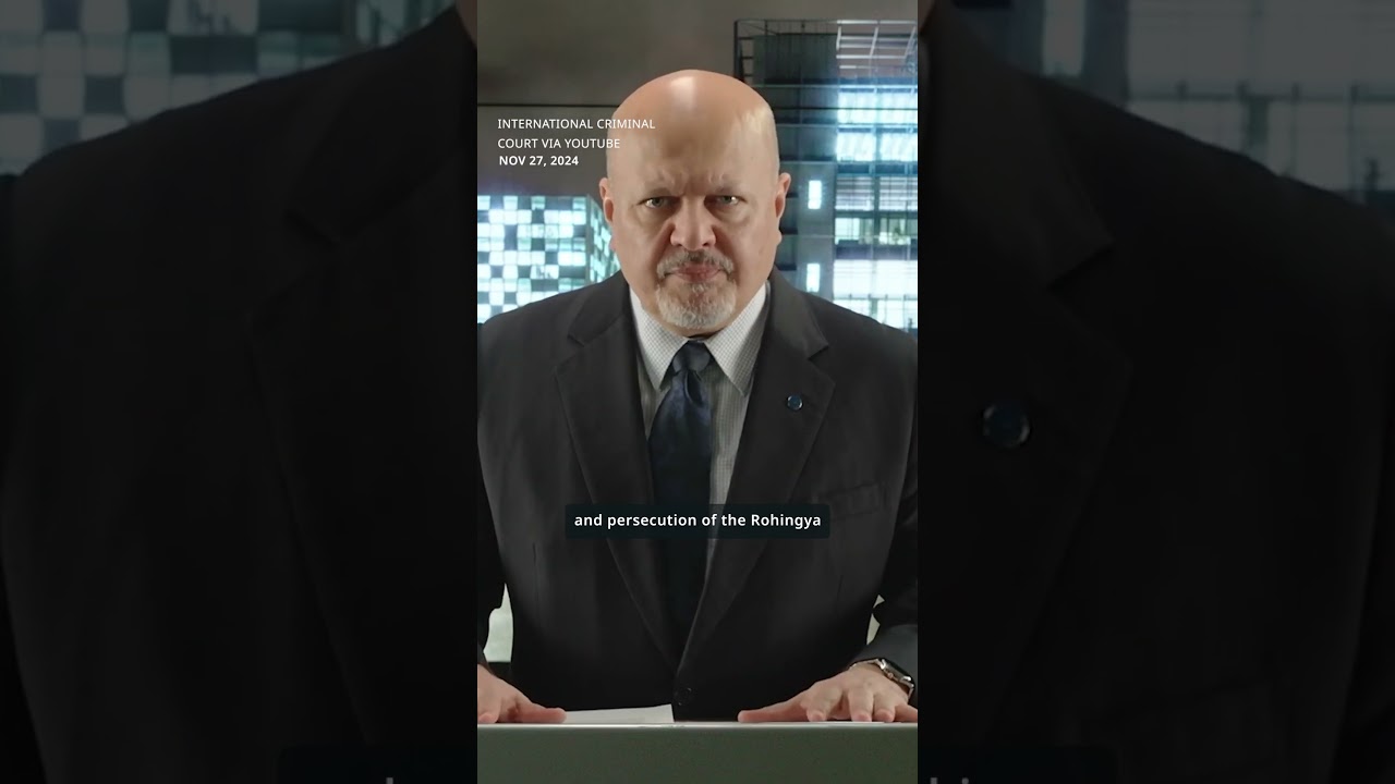 Myanmar's junta leader issued arrest warrant from ICC | Radio Free Asia (RFA) #myanmar #icc