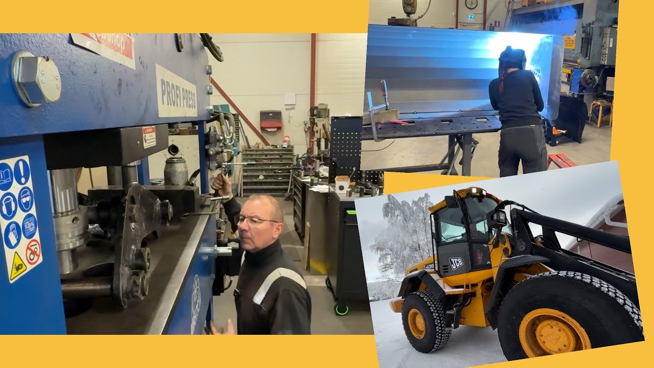 Prässiä taas tarvittiin ja peltiäkin särmättiin