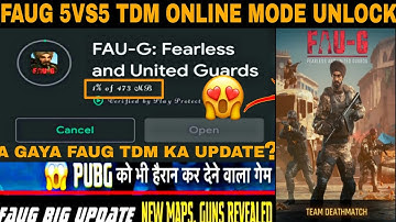 Ncore Official Release Faug Tdm Mode | Faug Today Update