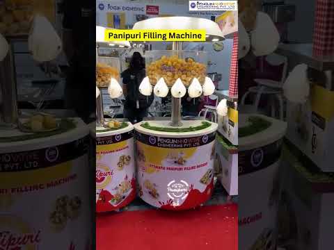 12 To 18 Nozzle Panipuri Machine With Serving Counter Demonstration Video 1 video thumbnail