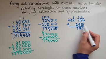 L2.2.1. Functional Skills Maths Level 2: Carry out calculations with numbers up to one million