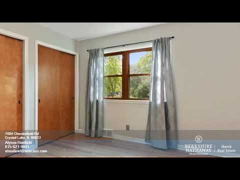 7404 Chesterfield Rd, Crystal Lake, IL home video tour