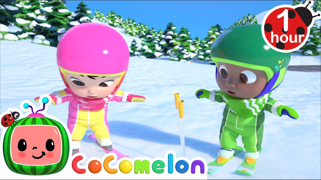 Ski with Cody and JJ! | 1 HOUR Singalong with Cody! CoComelon Kids ...
