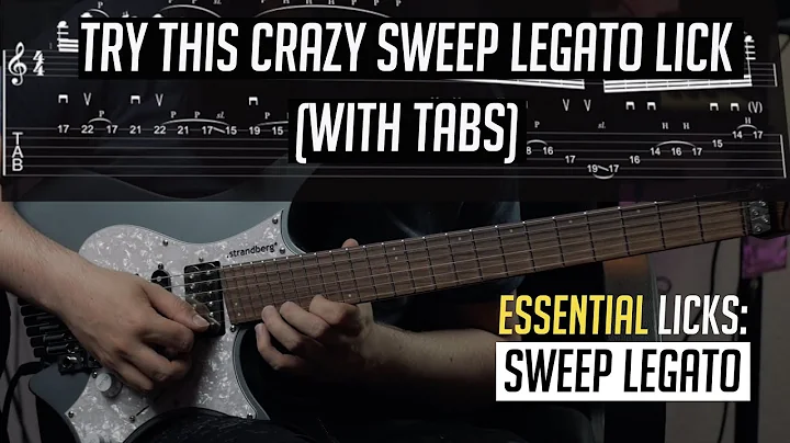 Crazy Sweep Legato Lick WITH TABS