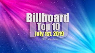 Billboard TOP 10 - July 1st, 2019