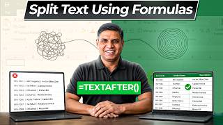 How to Split Text in Excel Using Formulas (No Manual Work)